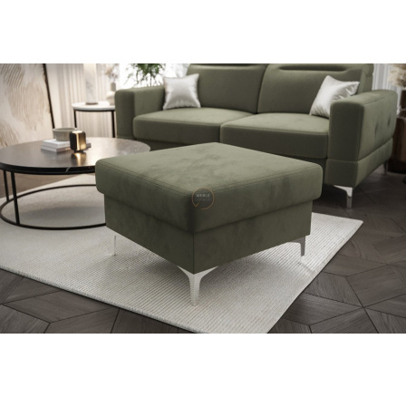 PUFA TAPICEROWANA MALIBU 70X70 CM - Odcienie zieleni