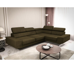 NAROŻNIK MILANO II - Odcienie brudnego zielonego , prawa