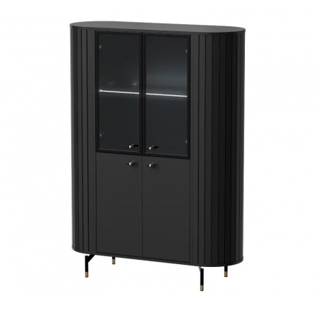 Vitrin ZANTE - ZA1, Matt fekete