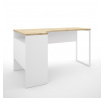 Psací stůl FELIX 118, Bílá/Dub