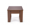 NEA KWADRAT dohányzóasztal, sötét dió