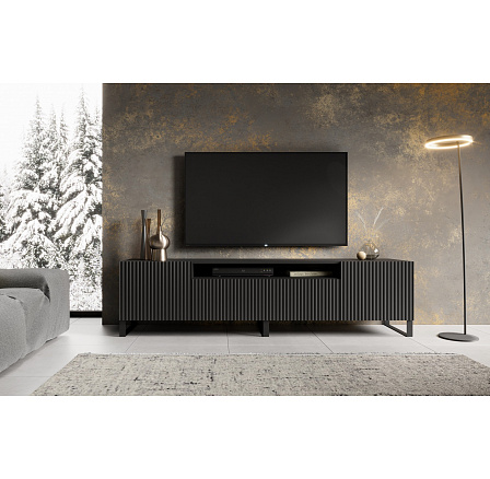 NOEMI TV szekrény Álló Fekete+Fekete