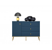 Marine 04 błękit ciemny - komoda 1D3S