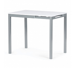 Kihúzható étkezőasztal 60-90x60 cm, melamin, fehér, GDT-206 WT