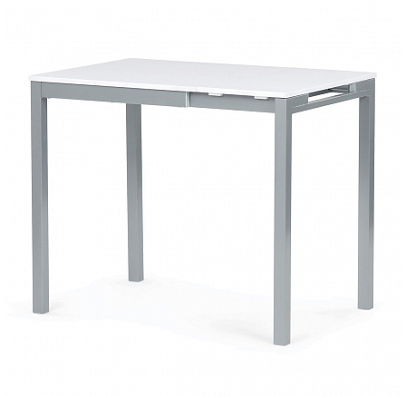 Kihúzható étkezőasztal 60-90x60 cm, melamin, fehér, GDT-206 WT