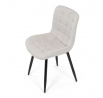 Jídelní židle, béžová, látka, HC-462 BG2