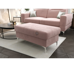 PUFA ZE SCHOWKIEM MALIBU 100x55 CM - Odcienie Różu