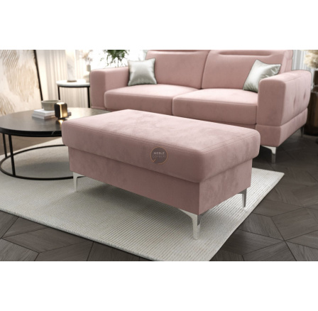 PUFA ZE SCHOWKIEM MALIBU 100x55 CM - Odcienie Różu