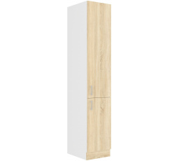 Kuchyňská skříň SARA - 40 DK-210 2F, Bílá / Dub Sonoma