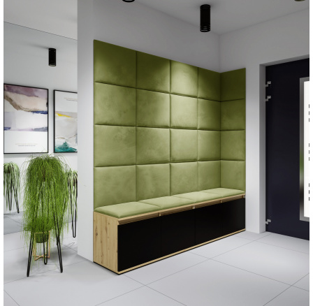 EMI 3 előszobafal, Trinity 12/Artisan+fekete