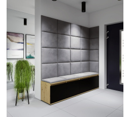 EMI 3 előszobafal, Trinity 33/Artisan+fekete