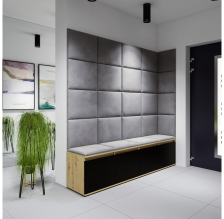 EMI 3 előszobafal, Trinity 33/Artisan+fekete