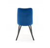 Étkezőszék K450, kék bársony