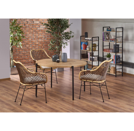 MORGAN étkezőasztal, arany tölgy