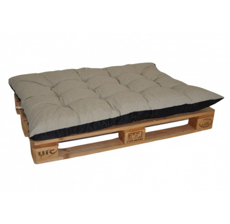 Paletový sedák / zahradní matrace tmavě béžový melír