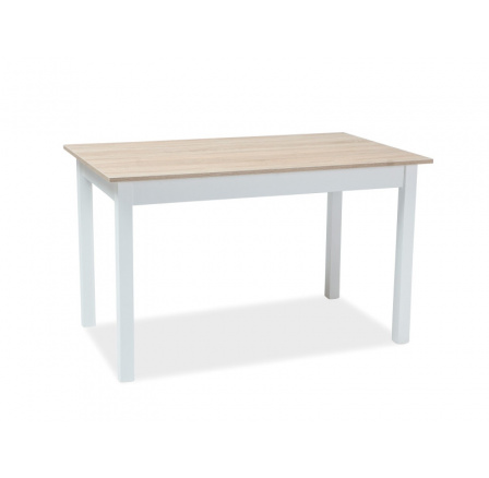 STÓŁ HORACY DĽB SONOMA / BIAŁY MAT 125(170)x75 STÓŁ HORACY DĽB SONOMA / BIAŁY MAT 125(170)x75