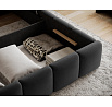 Bed Edvige + wooden frame/ standard lift/ bedding box 180x200 Monolith 97 Not applicable 1