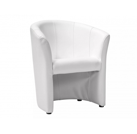 TM-1 szék, Fehér ökobőr EK-26/Wenge