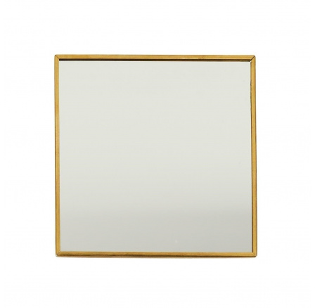 Arany négyzet alakú tükör talapzat