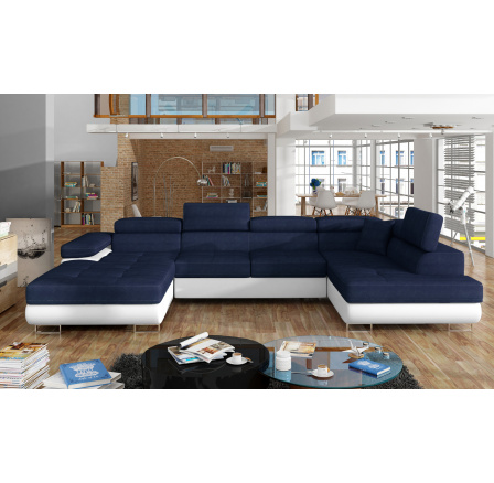 Sedací souprava ve tvaru U RODRIGO, pravá Kronos 09/Soft 17