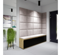 EMI 3 előszobafal, Trinity 01/Artisan+fekete