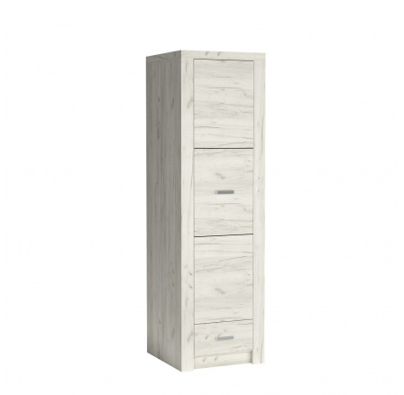 INDIANAPOLIS I2 szekrény Kraft fehér