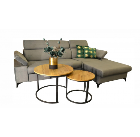 Sedací souprava Apolena pravá šedá