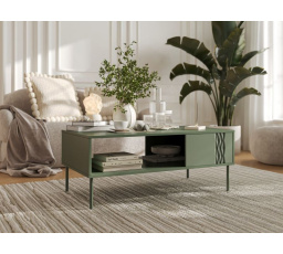 TRESSE dohányzóasztal, zöld