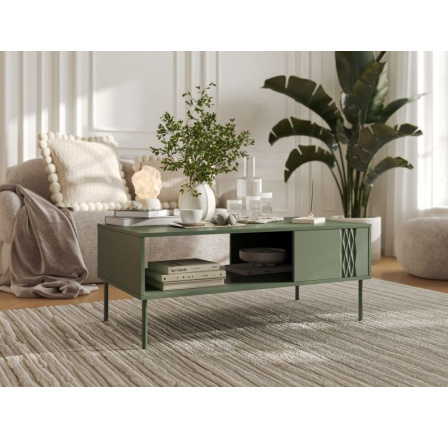 TRESSE dohányzóasztal, zöld