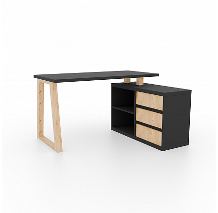 Sarokasztal Iwo II Grafit+Artisan