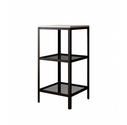 Rolin Polc Fekete+Fehér Fényes