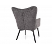CARMEN RAVEN Fotel, Szürke 15/Fekete