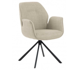 Forgószék karfákkal Aura bézs