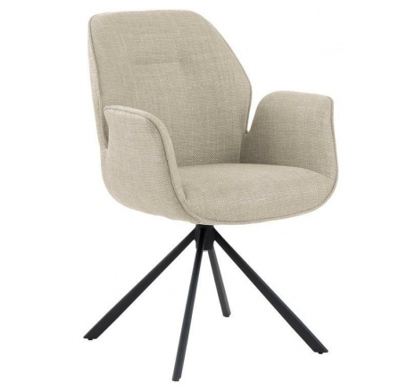 Forgószék karfákkal Aura bézs