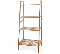 Regál, dřevo, přírodní, DR-N133 NAT