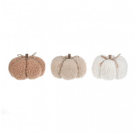 Textil tök - átmérő 11 cm, csomag ára (3 db) 3 szín keverékében Textil tök - átmérő 11 cm, csomag ára (3 db) 3 szín keverékében