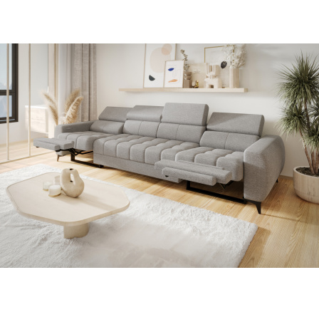 SOFA PORTO IV RELAX 331 CM - Odcienie szarości
