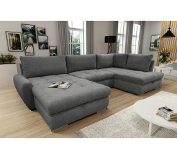 Sedací souprava Calista levá tmavě šedá