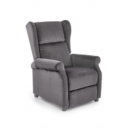 AGUSTIN 2 dönthető fotel, szürke