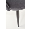Étkezőszék K366, szürke bársony