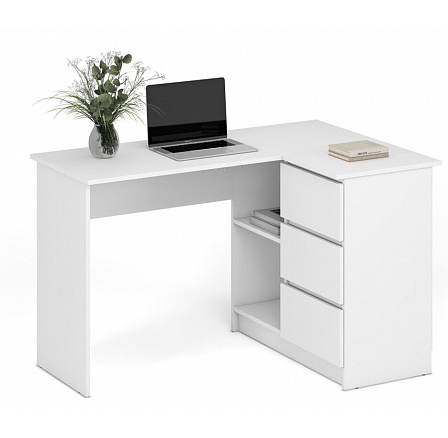 BEGA íróasztal, Fehér UNI
