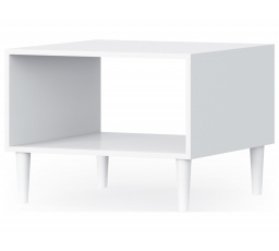 Dullum 60 Coffee Table White Biały 60x45 Not applicable