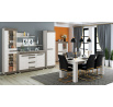 BLANCO 28 sosna śnieżna/MDF new grey - szafa