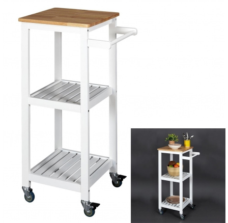 Bish szekrény/ kocsi fehér