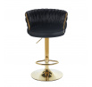 H4-FX bárszék, fekete / arany