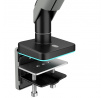 49 hüvelykes monitor tartó, szürke-fekete LED RGB X-ARM