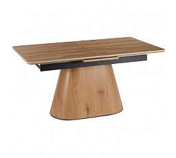 Stół LIZBONA Ceramiczny Rozkładany 160-200 cm Dąb/Dąb