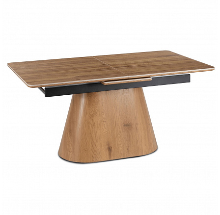 Stół LIZBONA Ceramiczny Rozkładany 160-200 cm Dąb/Dąb