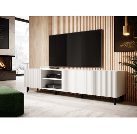 TV komód PAFOS RTV 200 4D, Fehér