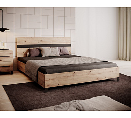 Kétszemélyes ágy kerettel MALEN Artisan+Artisan